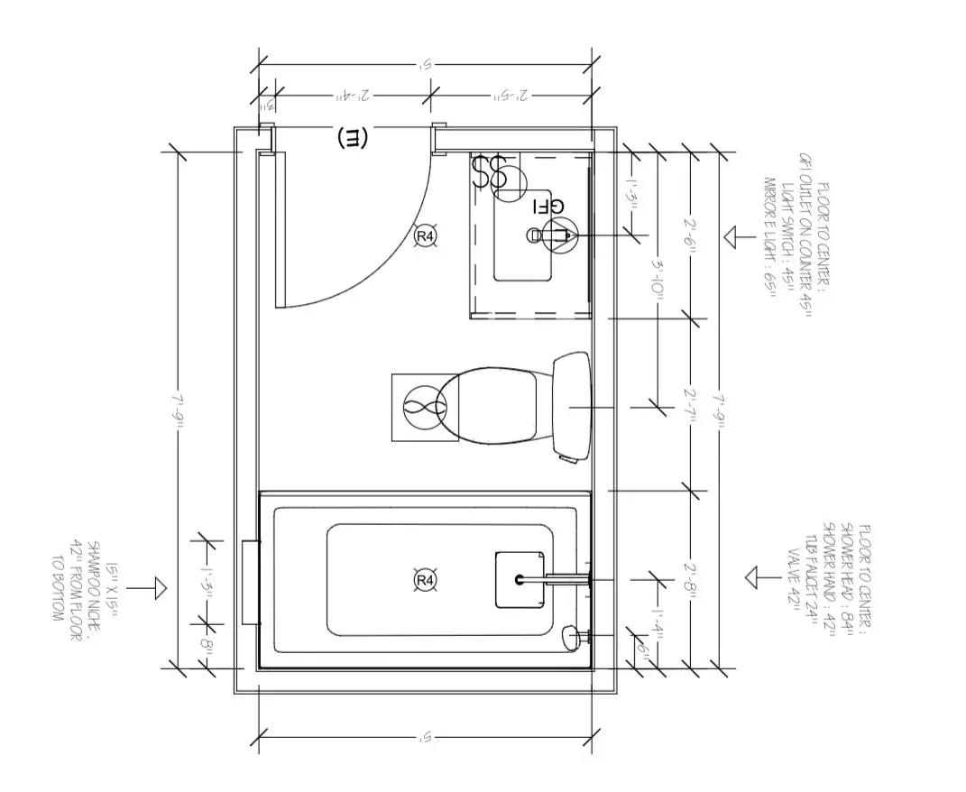 New build proposal floor plan drawing